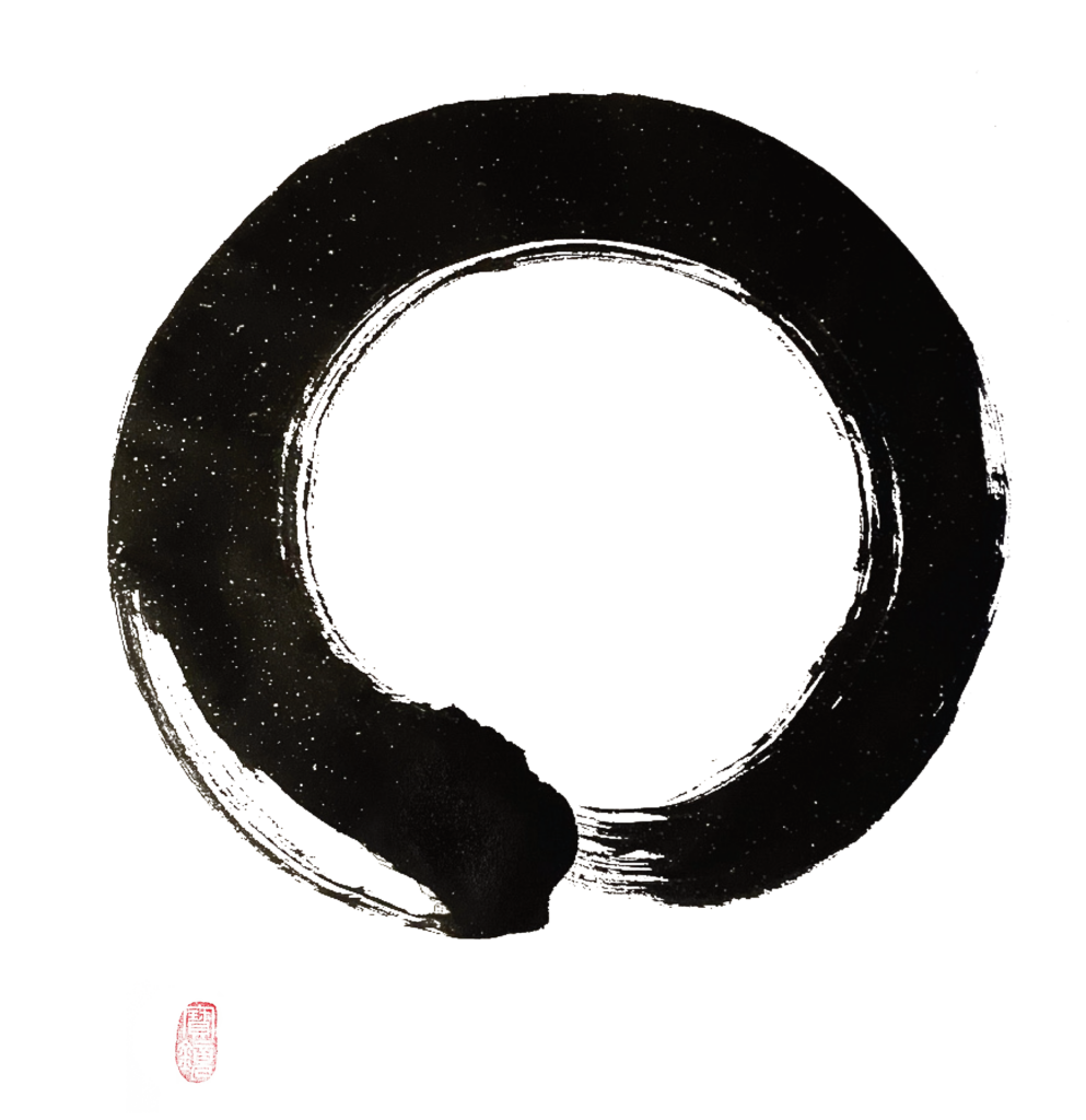 Ensō, cercle zen tracé au pinceau